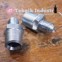 DOUBLE NEPEL 1/2" JIC x 3/8" MB