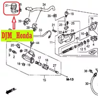 Botol Tabung Master Kopling Honda Brio Mobilio civic CRV