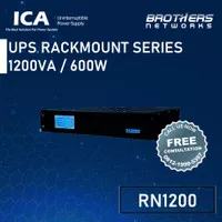 UPS ICA RN1200 1200VA 600 WATT RACKMOUNT SINEWAVE- RN 1200 VA 600W