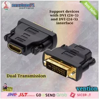 Converter DVI male to HDMI Female Dual Directional Adapter Konverter