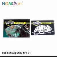 Uvb Sensor Card Nomoy / Kartu Untuk Cek Kadar Lampu Uvb Reptile