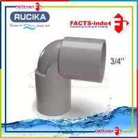 Knee pvc 3/4 inch Rucika AW | Elbow Pvc Rucika Keni