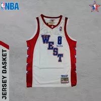 Baju Jersey Basket Classic NBA Kobe Bryant Western Allstar Retro 2004