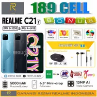 REALME C21Y RAM 3/32 GB | C21Y 3/32 | C21Y 4/64 GARANSI RESMI REALME