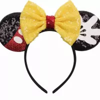 Bando Disney land Mickey mouse-Bando Frozen Stitch -bando manik/sequin