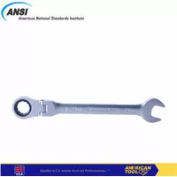 Kunci Ring Pas Ratchet flexible 12mm American Tool 8958950