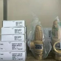 SAFETY VALVE 1/2 KUNINGAN 10 BAR / SAFETY VALVE KUNINGAN 10 BAR