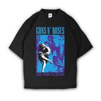 Kaos GUNS N ROSES - USE YOUR ILLUSION Tshirt baju METAL GNR pria