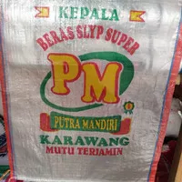 karung beras 50kG TEBAL, MERK PM