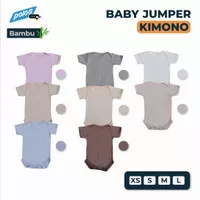 Jumper Bayi Polos / Baby Jumper Segitiga Katun Bambu