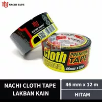 lakban kain hitam nachi tape 2 in