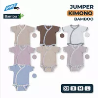 Jumper Bayi Polos / Baby Jumper Kimono Katun Bambu