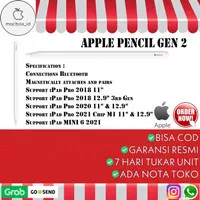 APPLE PENCIL 2/2nd Gen For iPad Pro 2018 11" 12.9" 3rd Gen NEW BNIB