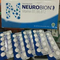 Neurobion Putih 10 Tablet | Vitamin Neurotropik Biru 1 Strip