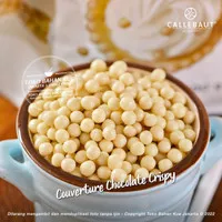 MonaLisa Callebaut Crispearls White 100gr Crispy Chocolate Mona Lisa