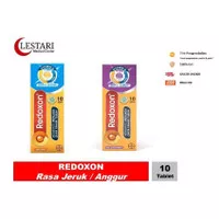 Bayer Redoxon Eff Rasa Jeruk / Anggur 10 Tablet - Vitamin C D Zinc