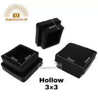 Plastik Hollow Holo 3×3cm / 30x30 mm Kaki Kursi Meja Tutup Besi Hollo
