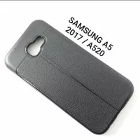 Samsung A5 2017 Autofocus Softcase Silikon Leather Case Kulit Casing