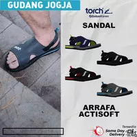 TORCH Jogja Sandal Traveling Haji Umroh Arrafa Black - 36