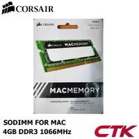 Corsair 4GB DDR3 1066 MHz SODIMM Mac Memory Laptop - CMSA4GX3M1A1066C7
