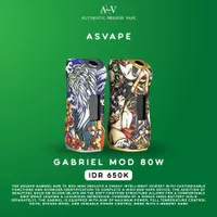 Asvape Gabriel Choice 80W Mod Box 100% Authentic