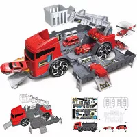 Mainan Mobil Fire Engine Anak Cowok Bus Truk Konstruksi Penyimpanan
