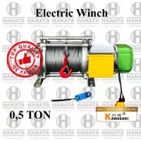 Kawasaki Electric Winch 1F-0.5 T x 100 M (GARANSI 1 TAHUN)