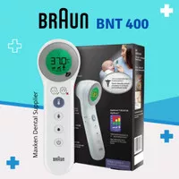 Braun thermometer thermoscan BNT 400 3in1 no touch + forehead ORIGINAL