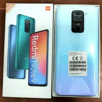 Hp Xiaomi Redmi Note 9 4/64 Second original resmi garansi resmi fulset