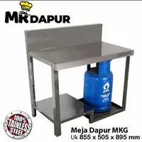 MEJA KOMPOR GAS 2 TUNGKU. MEJA STAINLESS. Mr. Dapur