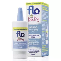 Flo Baby Saline Nasal Spray 15ml nasal spray untuk bayi