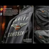 jaket kulit harley davidson genuine HD kode1