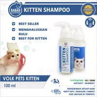 VOLK PETS KITTEN Anak Kucing Cat Shampo Bulu Lebat Sampo Grooming