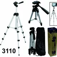 Stand Kamera HP Portable Tripod Stand 4-Section Aluminium with Brace