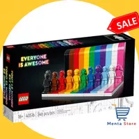 LEGO 40516 Everyone Is Awesome Buildable 11 Minifigure Rainbow Display