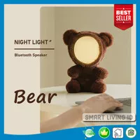 Boneka Lampu Tidur Plush Doll Lamp Bluetooth Speaker LED Light LJC-160