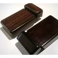 Kotak Rokok ukuran Sampoerna Mild 16 polos tanpa motif bahan kayu asli