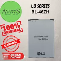 Baterai Ori 100% LG K8/K350/K7/Tribute 5/LS675 5.0 Inch BL-46ZH AccOri