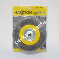 SIKAT KAWAT GERINDA DUDUK 6 PROHEX HASSTON WHEEL WIRE BRUSH 3470-006