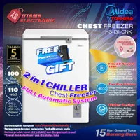 Chest freezer MIDEA HS-131 NEW 2020 HARANSI RESMI