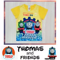 Kaos karakter Thomas dan teman kereta api anak laki cowok boy atasan