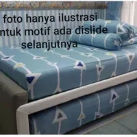 Sprei sorong 2 in 1 katun jepang asli