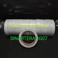 Dobel tape kertas 2cm - Dobel tape 2cm - Double tape