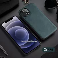 Leather Case Iphone 13 Mini 5.4" X-level Leather Original Case - Green