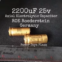 Elco axial 2200uF 25v Roederstein ROE