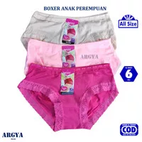 6Pcs Celana Dalam Wanita Model Renda Cd Perempuan sempak