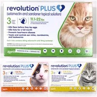 Revolution Plus Obat Kutu Kucing Anjing Kitten Puppy Cat Dog Scabies