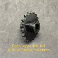 Sprocket - Gear Depan 428 - 19T ATV GY6 Matic 150 - 200cc