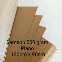 Kertas Samson Kraft KETEBALAN 500 Gsm Ukuran Plano :90×120