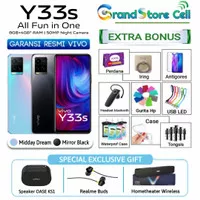 VIVO Y33S | Y33 S RAM 12/128GB (8GB + 4GB EXTENDED) GARANSI RESMI VIVO